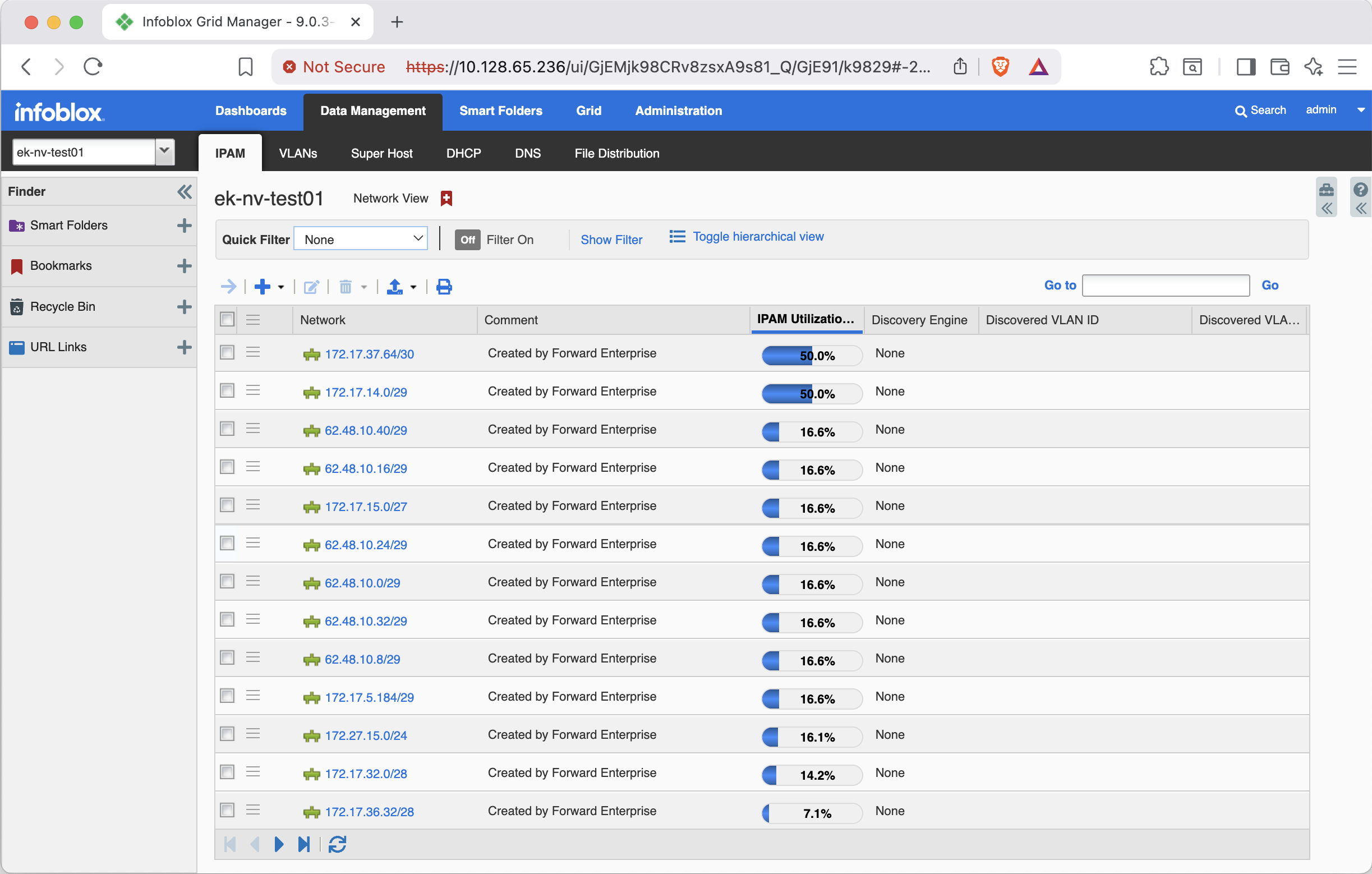 Infoblox IPAM view