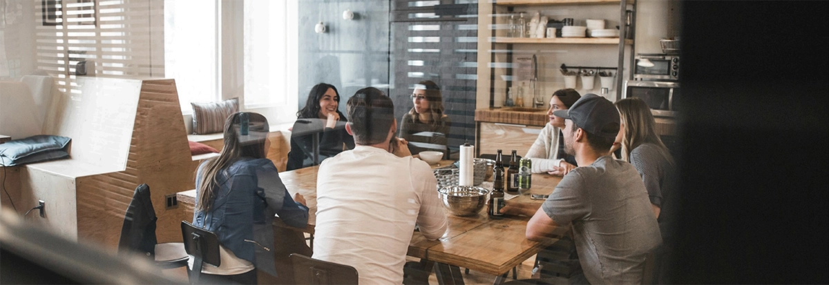People in a conference room